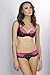 Hers by Herman Women's Sexy Cleopatra Push up Bra with Lace with Bikini and Thong