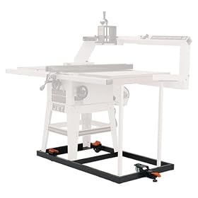 HTC HRS-10-X Mobile Base for Delta 30-Inch Unisaw Table Saw and Jet JTAS10 Table Saw