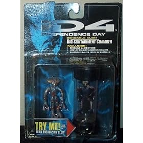 ID4 Independence Day Alien Bio-Containment Chamber Action Figure