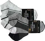 RJM 3 Pairs Mens Trainer Liner Socks UK 7-11