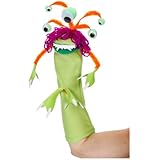 Art Wall Sock Friends Puppets Kit, Green Monster