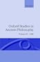 Oxford Studies in Ancient Philosophy: Volume IV: A Festschrift for J.L. Ackrill, 1986