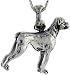 boxer4 - Sterling Silver Boxer Dog Charm Â©