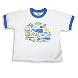 Mulberribush - Toddler Boys Short Sleeve Top, White, Blue