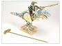 Teenage Mutant Ninja Turtles Dino Runner Aliosaurus w/ Michelangelo