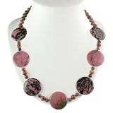 Handmade Rhodonite Necklace