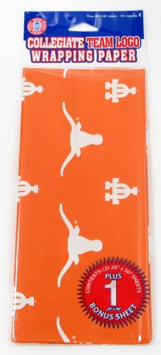 NCAA Texas Longhorns Wrapping Paper