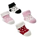 Baberoo Organic Socks Set- Polka Dots 4pk