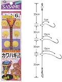 ささめ針(SASAME) カワハギ3段ハゲ鈎(ハゲ) 白 鈎3/ハリス1.5 D-531