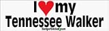 I Love My Tennessee Walker - bumper stickers (Large 14x4 inches)