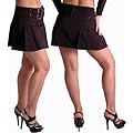EyeCatchClothing - Carrie Damen Minirock Mini Rock mit G�rtel