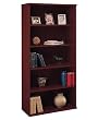 Open Double Bookcase In Mahogany Finish By Bush Furniture