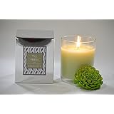 Manu Home&reg; FRESH Scented Aromatherapy Candle ~ Lily-of-the-valley Scented ~ Great for Any Home D&eacute;cor ~ Great Valentine's Day Gift! Natural Wax blend ~ Made in USA.