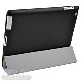 CIMO Black Smart Cover Companion Compatible TPU Case for Apple iPad 2