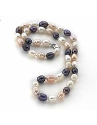Freshwater Pearl Silver Necklace 18"