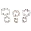 Ateco 6 Piece Plain Daisy Cutter Set Ranging 1-5/8" to 3.5" Diameter