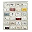 Business Card Holder (Clear) - 24 Pocket Wall Mount Display