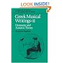 Greek Musical Writings: Volume 2, Harmonic and Acoustic Theory (Cambridge Readings in the Literature of Music) (v. 2)