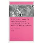 Click here to buy  Culture as a Context for Moral Development: New Perspectives on... by Herbert D. Saltzstein.