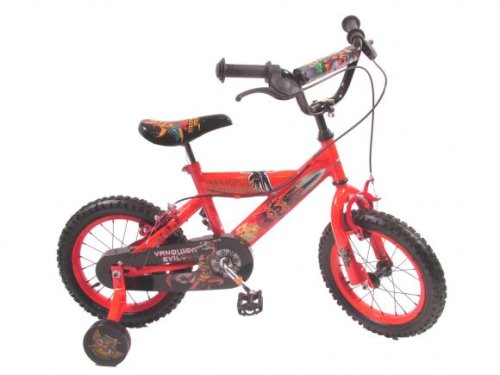 Childrens Toyshop  Toys : Universal Power Rangers 14" Black/Red Bike