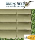 Wicking Sheets Green Queen Size