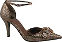 J Renee Women's Brianna Two Piece Pump,Bronze,7.5 M