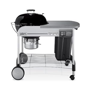 Weber 1481001 Performer Platinum Charcoal Grill, Black