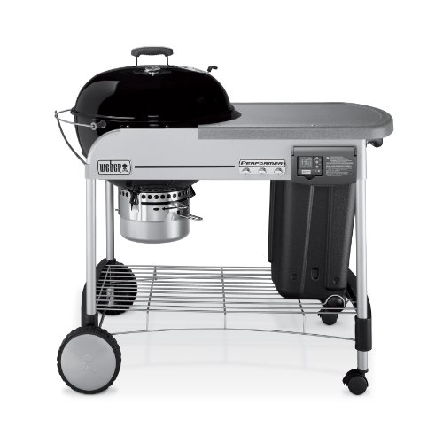 Weber 1481001 Performer Platinum Charcoal Grill, Black Weber 1481001 Performer Platinum Charcoal Grill, Black