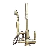 〔INK-0301024H〕　シャワーヘッド付混合水栓　アンティーク　アンティークゴールド（古金）