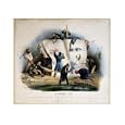 Literary Criticism, Caricature of Literary Critics Removing Passages from Books Giclee Poster Print by Charles Joseph Travies De Villiers, 24x18