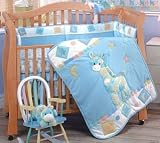 Cheap   Lambs and Ivy Baby Gund Raffles 4 Piece Crib Bedding Set