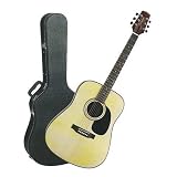 Jasmine S33LH Dreadnaught Acoustic Guitar with Hardshell Case, Left Handed