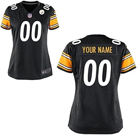 Women Pittsburgh Steelers Customized Game-Black Woman Jersey size M