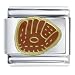 Baseball Glove Sport Heart Italian Charms Bracelet Link