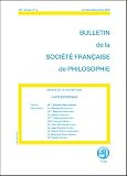 L\'acte esthétique (Bulletin de la Société Française de Philosphie, 2007/4)