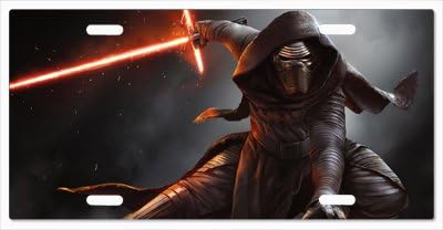 KYLO REN STAR WARS Vanity License Plate