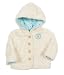 Baby : Please Mum Shaggy Faux Fur Hooded Cardigan W/applique - Feather - Newborn