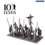 Kings Of War - Elves Spearmen Command Troop (10)IMAGE