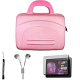 Pink eBigValue Protective Hard Nylon Cube Carrying Case with Handles For Sa ....