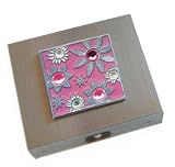 Gem Garden Pink Travel Jewelry Case