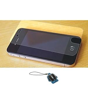 iPhone 4 Screen Protector, for iPhone 4th Generation 4G with MiniSuit LCD Keychain cleaner