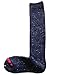 Lovely Annie Women's 5 Pairs Pack Knee High Cotton Socks Size 7-9
