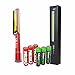 Nebo LiL Larry Red 250 lumen Flashlight COB LED 6373 Magnetic Worklight with 3 X EdisonBright AAA Alkaline batteries bundle