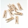 Mini Wooden Pegs, Plain, 100pk
