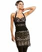 Vampy Lace Halter Dress Product Image