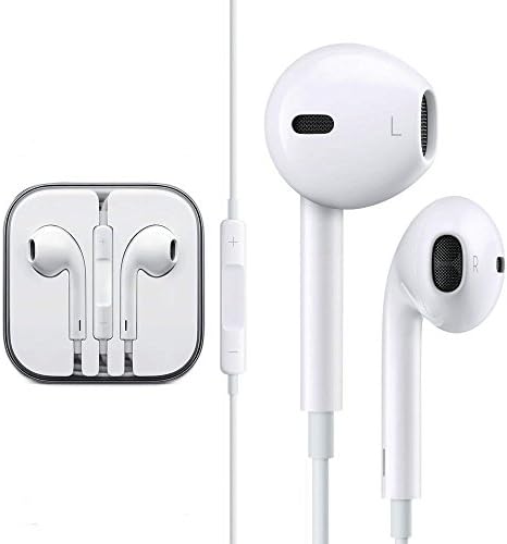 Iphone 5 Earphone Handsfree White Iphone Headset