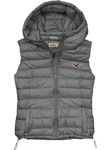 (ホリスター) Hollister Co. レディース ジャケット アウター フード付き ダウンベスト(down vest) 中綿ベスト [並行輸入品]