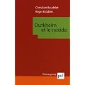 Durkheim et le suicide