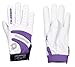 DeMarini Cat Osterman Youth Batting Gloves (Purple, Medium)