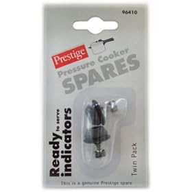 Prestige Indicatore di fine cottura per pentola a pressione, 2 pezzi Prestige Indicatore di fine cottura per pentola a pressione, 2 pezzi